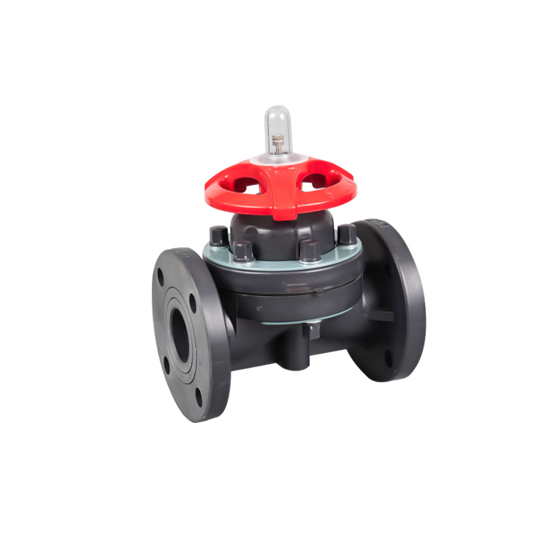 FRPP WEIR FLANGED DIAPHRAGM VALVE