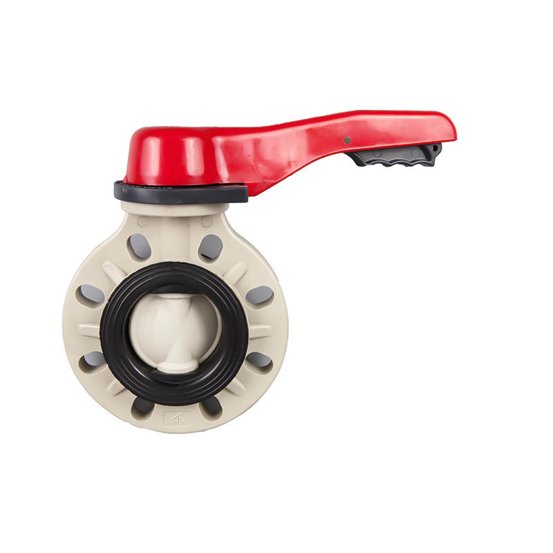 PPH THERMOPLASTIC LEVER BUTTERFLY VALVE