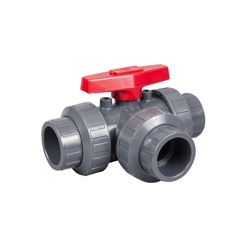 3 WAY UPVC BALL VALVE