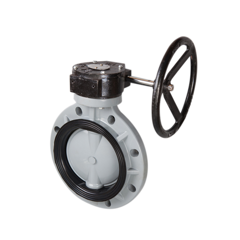 CPVC WORM GEAR BUTTERFLY VALVE