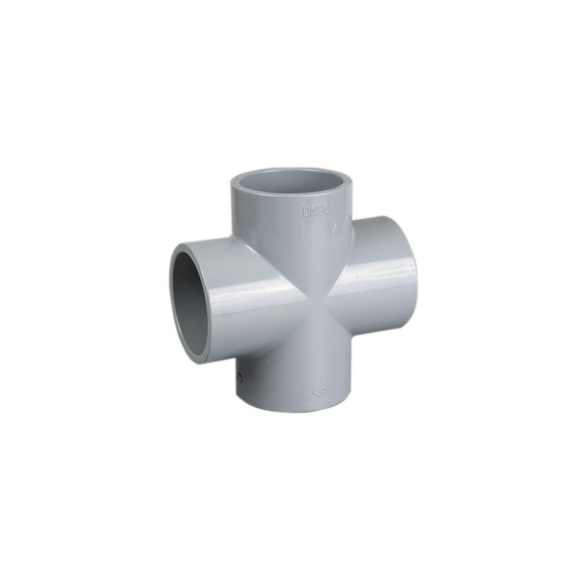 CPVC CROSS JOINT 4 WAY PIPE FITTINGS EQUAL PIPE CROSS