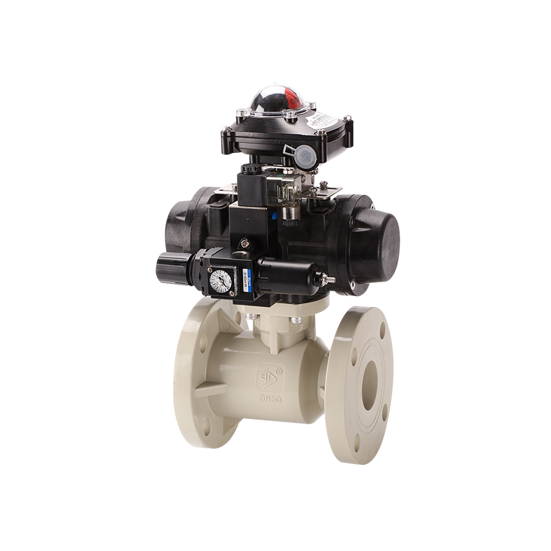 Pneumatic Flanged Ball Valve